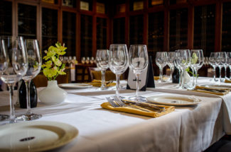 111 Wine Dinner Table Set Up
