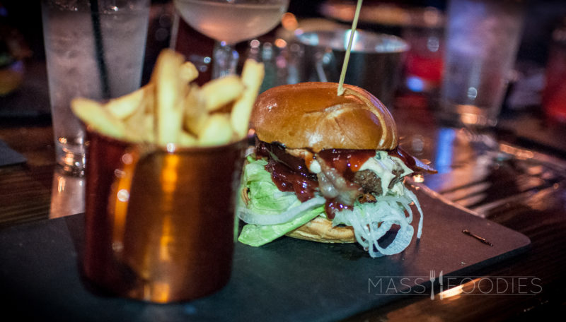 Barely Legal Blackberry Moonshiner Burger