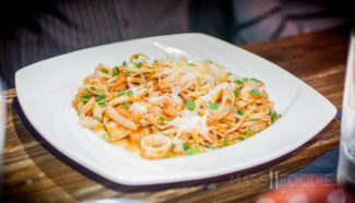 Seafood Fra Diablo at Bootleggers Prohibition Pub on Park Avenue in Worcester, MA