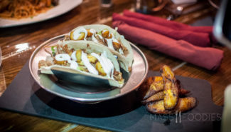 The Cohiba Street Taco from Bootlegger Prohibition Pub on Chandler Street in Worcester, MA