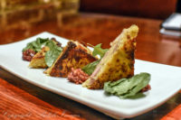 The third course from chef Tim Russo's Chef's Tasting Menu at Lock 50 in Worcester, MA