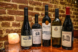 The wines pairing the meals from chef Tim Russo's Chef's Tasting Menu at Lock 50 in Worcester, MA