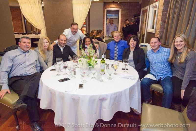 One of the many tables at the Nuovo dinner for Chef's Best.