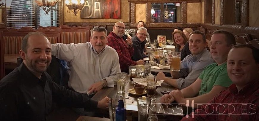 Mass Foodies' Worcester Foodies group enjoying Taco Tuesday at Plaza Azteca on Lincoln Street in Worcester, MA