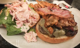 The Mansion Burger From Bull Mansion on Pearl Street in Worcester, MA