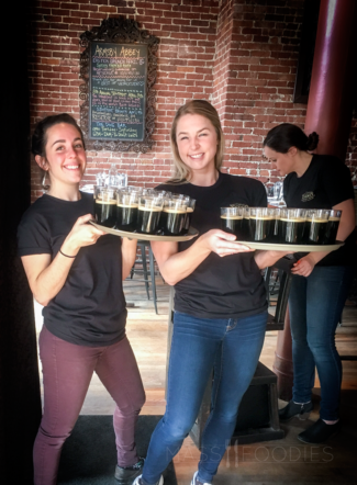 The Armsby Abbey girls during Stoutfest.