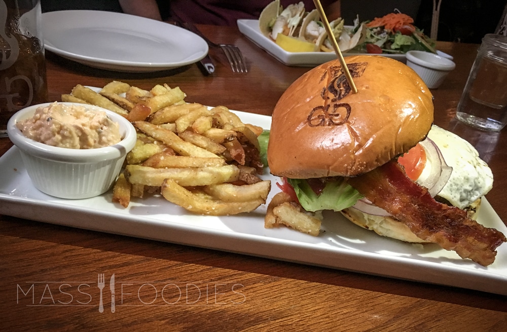 The Grafton Grill Burger from the Grafton Grill in Grafton, MA.