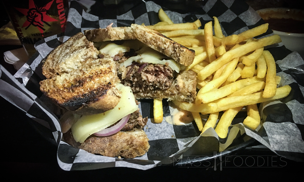 The Black Sheep Tavern's Patty Melt Burger