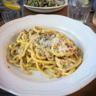 Carbonara from Osteria La Civetta.