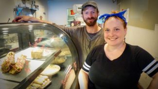 Kummerspeck's Matt Mahoney and Rachel Coit.