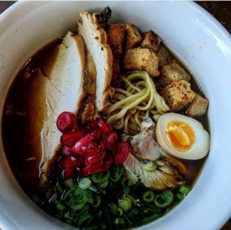 Thanksgiving Ramen from Broth, on Green Street in Worcester, MA
