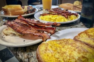 A diner fare at Carl’s Oxford Diner in Oxford, MA.