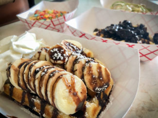 Liège Waffles from Blue Shades on Park Avenue in Worcester, MA
