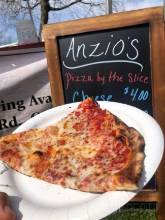 Cheese Pizza from Anzio’s Brick Oven Pizza