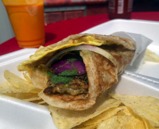 Chicken Kabob Rolls from the Grub Guru