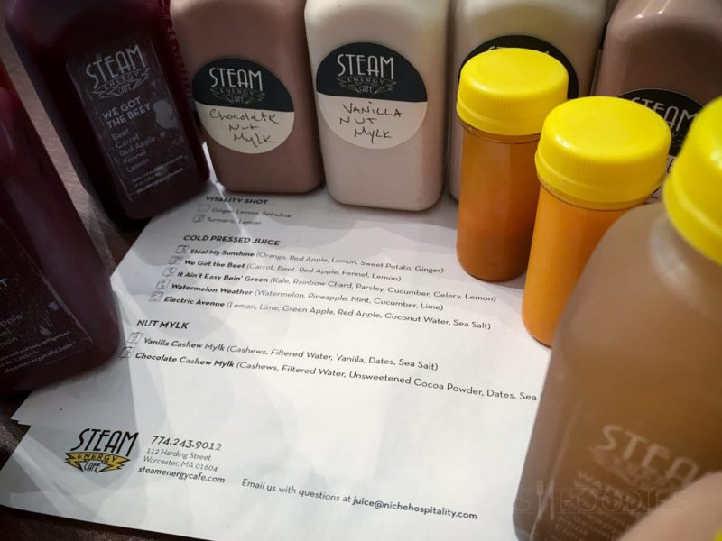 STEAM’s Juice Cleanse… 3 Days of Juices