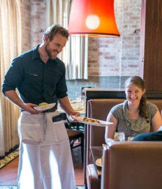 Brandon, Server of the Week at VIA Italian Table on Shrewsbury Street in Worcester, MA (source: VIA)