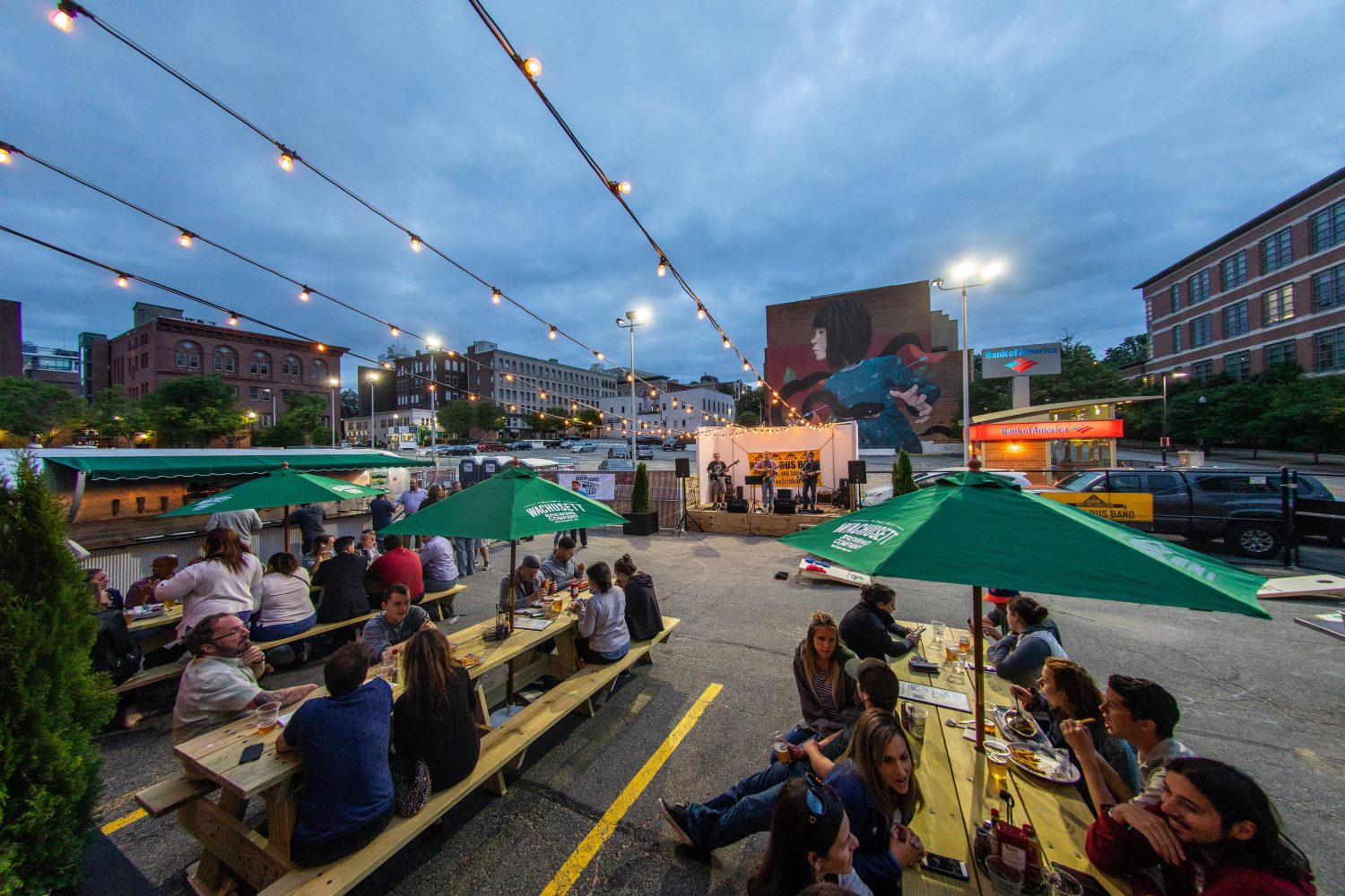Wachusett Brew Yard at the Railers Sports Tavern downtown Worcester, MA