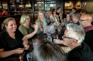 The Worcester Foodies group meeting for their 86th consecutive month, this time at 110 Grill in Worcester, MA.