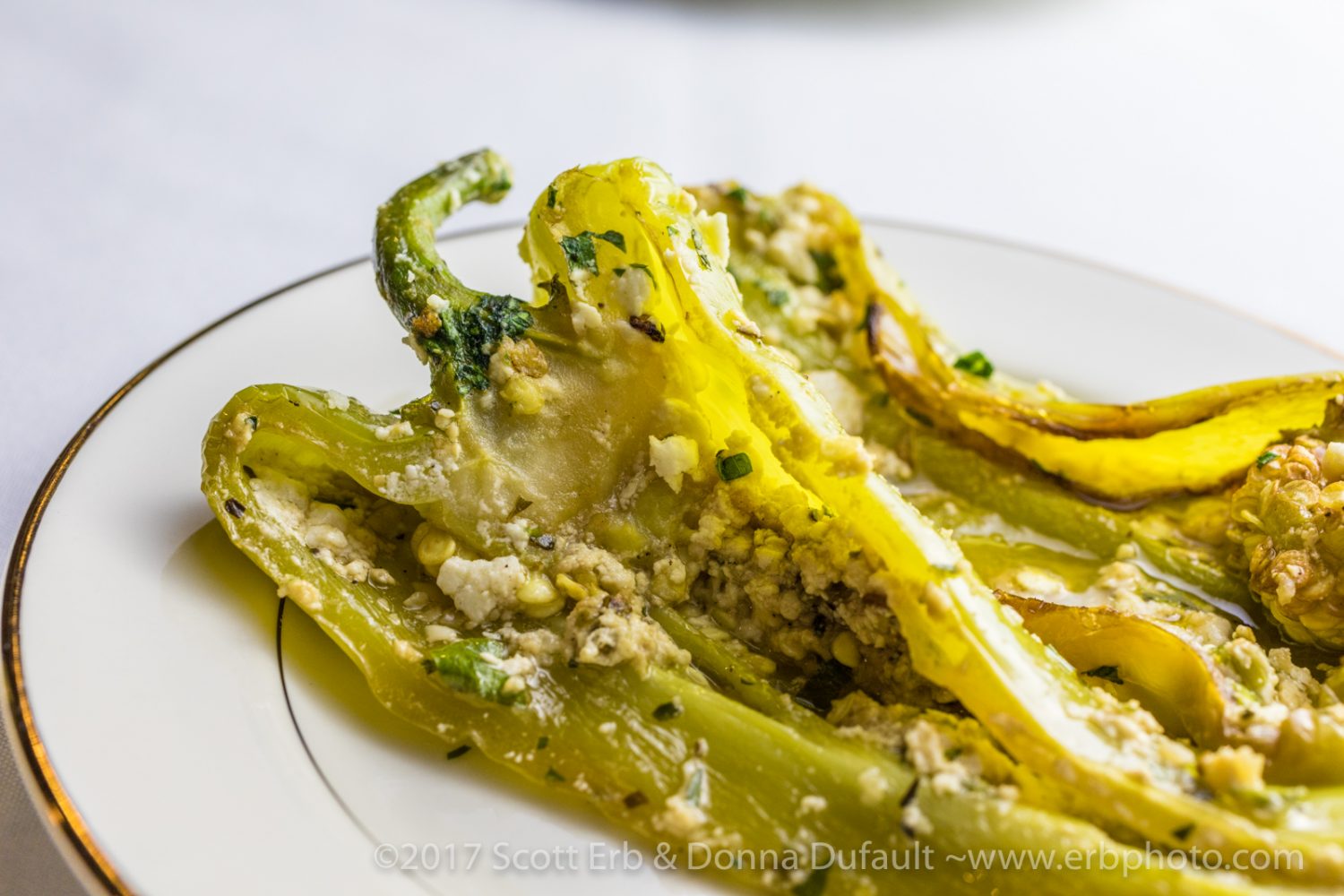 Chef Alex Gjonca's dish from Nuovo Restaurant in Worcester, MA (Photograph by Erb Photo)