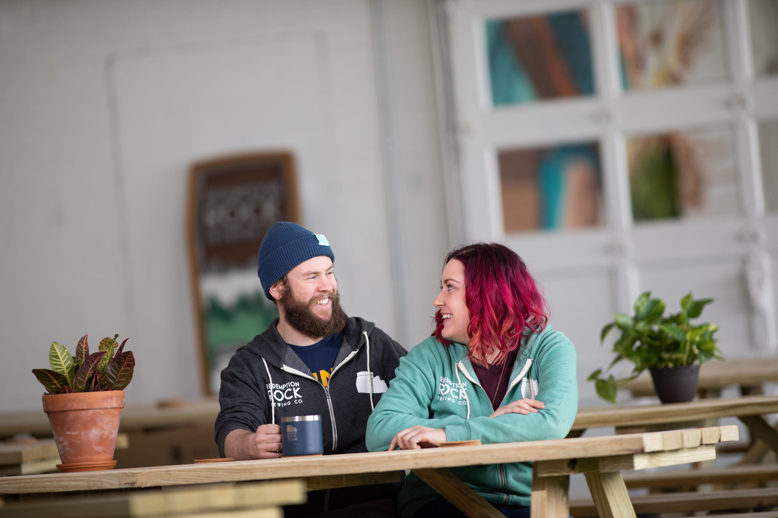Redemption Rock Brewery's Dani Babineau & Greg Carlson