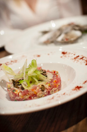 Yellowfin tuna Tartare from Cal Mare Springfield, MA.