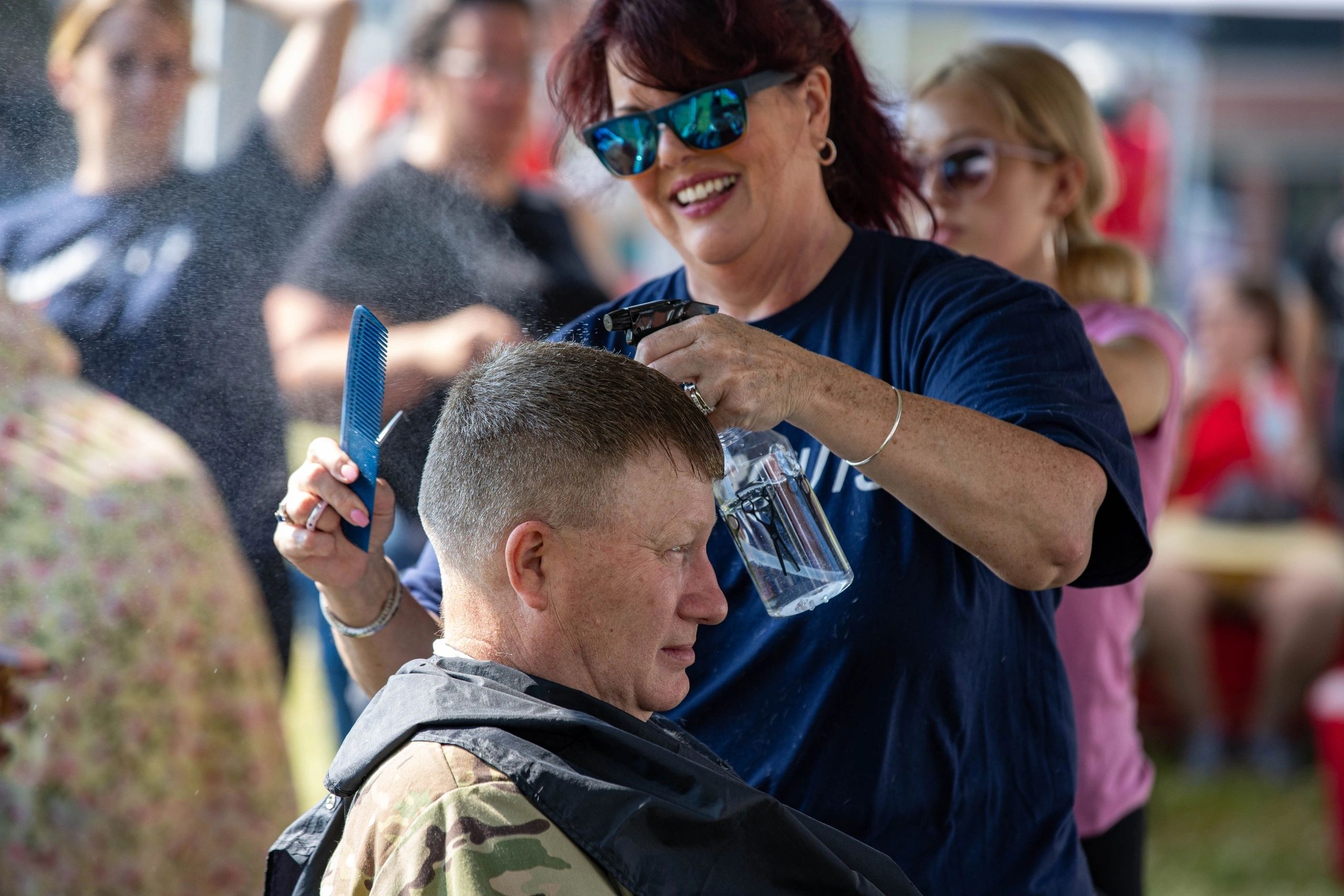 Haircuts are one of the many services available at the Stand Down event (photo courtesy)