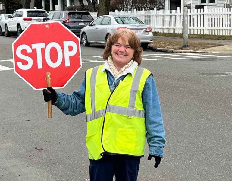 Midland School crossing guard earns statewide honor for safety