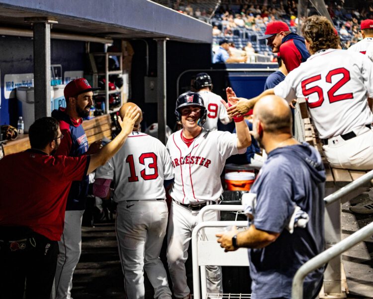 WooSox rookie Chase Meidroth king of the ‘base on balls’
