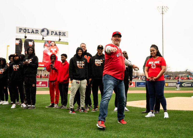WooSox opener starts with moment of silence for Larry Lucchino