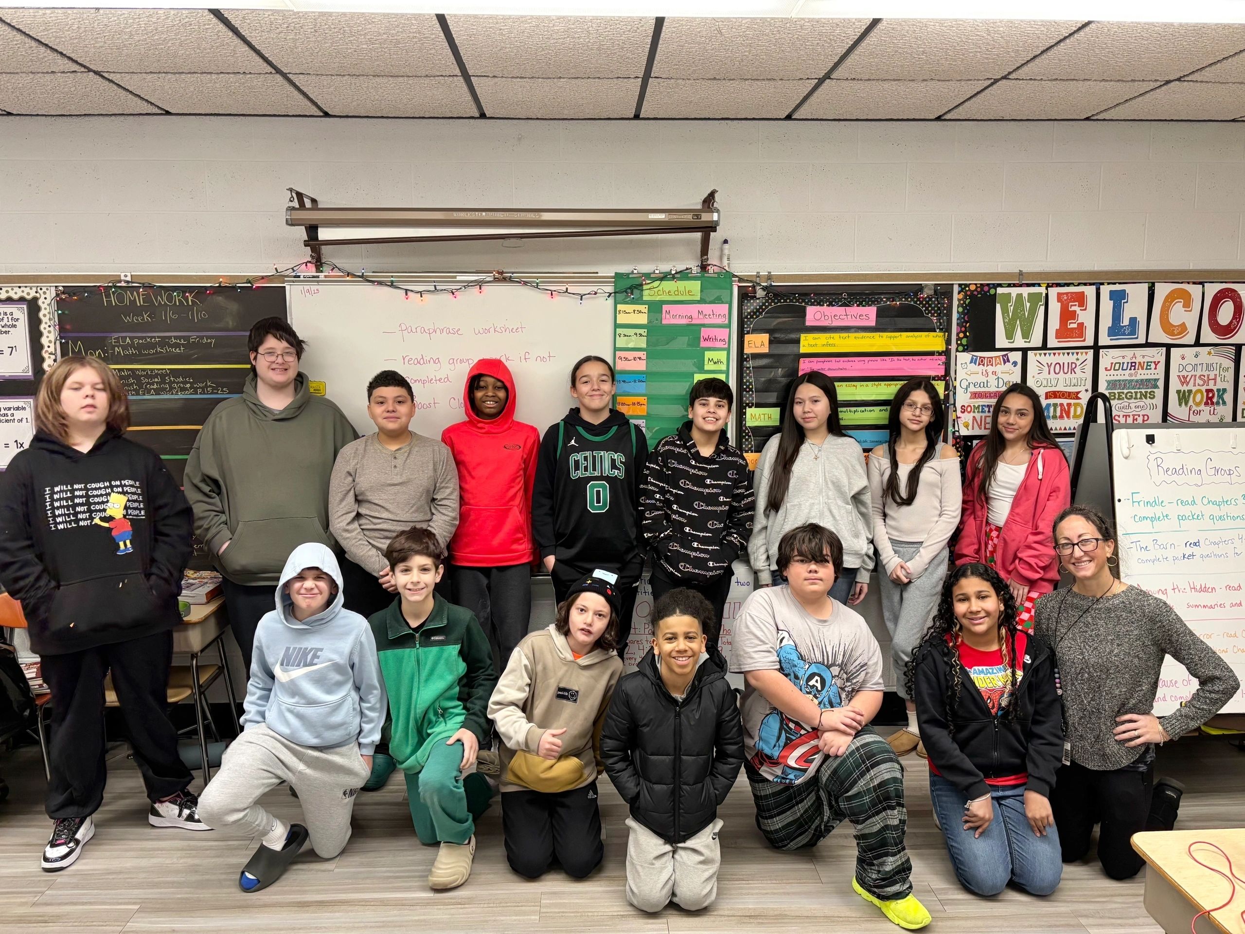 Mrs. Stephanie Trainor’s Grade 6 Class