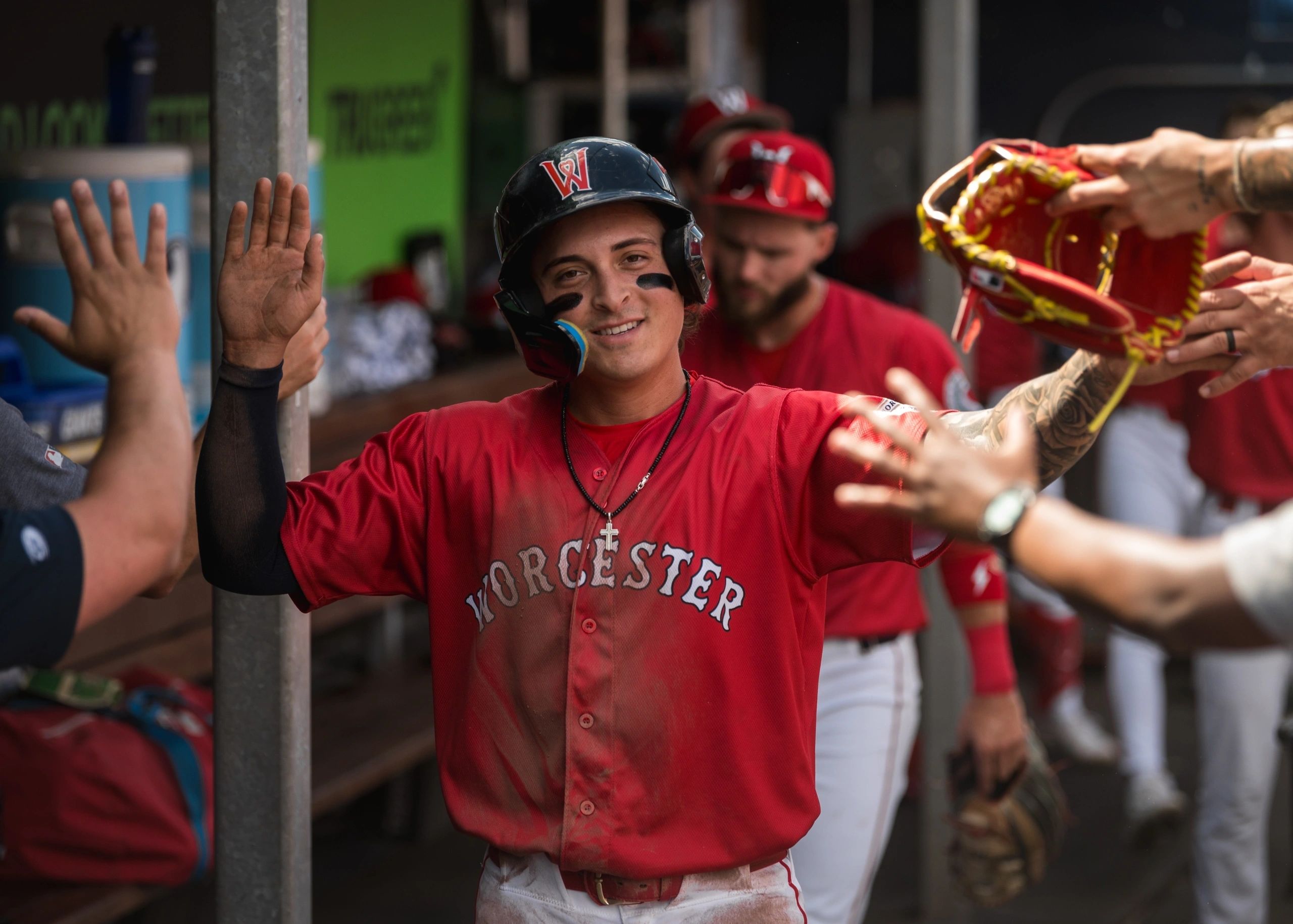 Infielder Mike Romero is "likely to head to Boston" according to experts (photo credit: Worcester Red Sox)