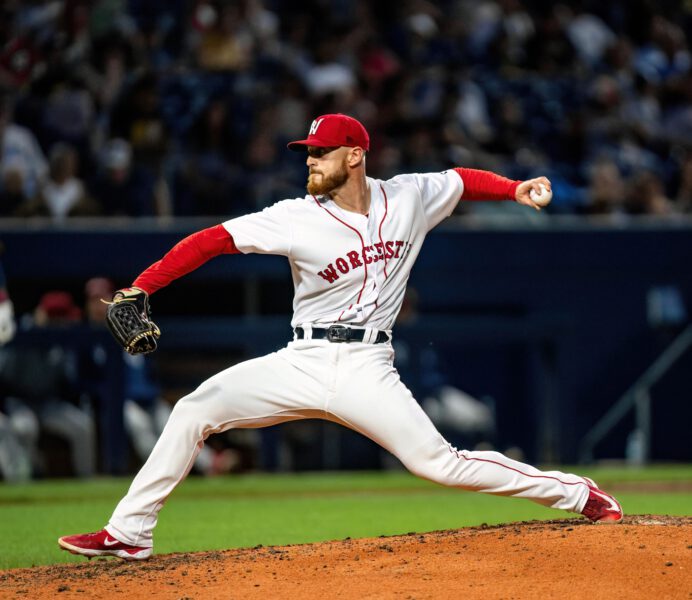 Pitching’s his favorite job: WooSox’s Cam Booser