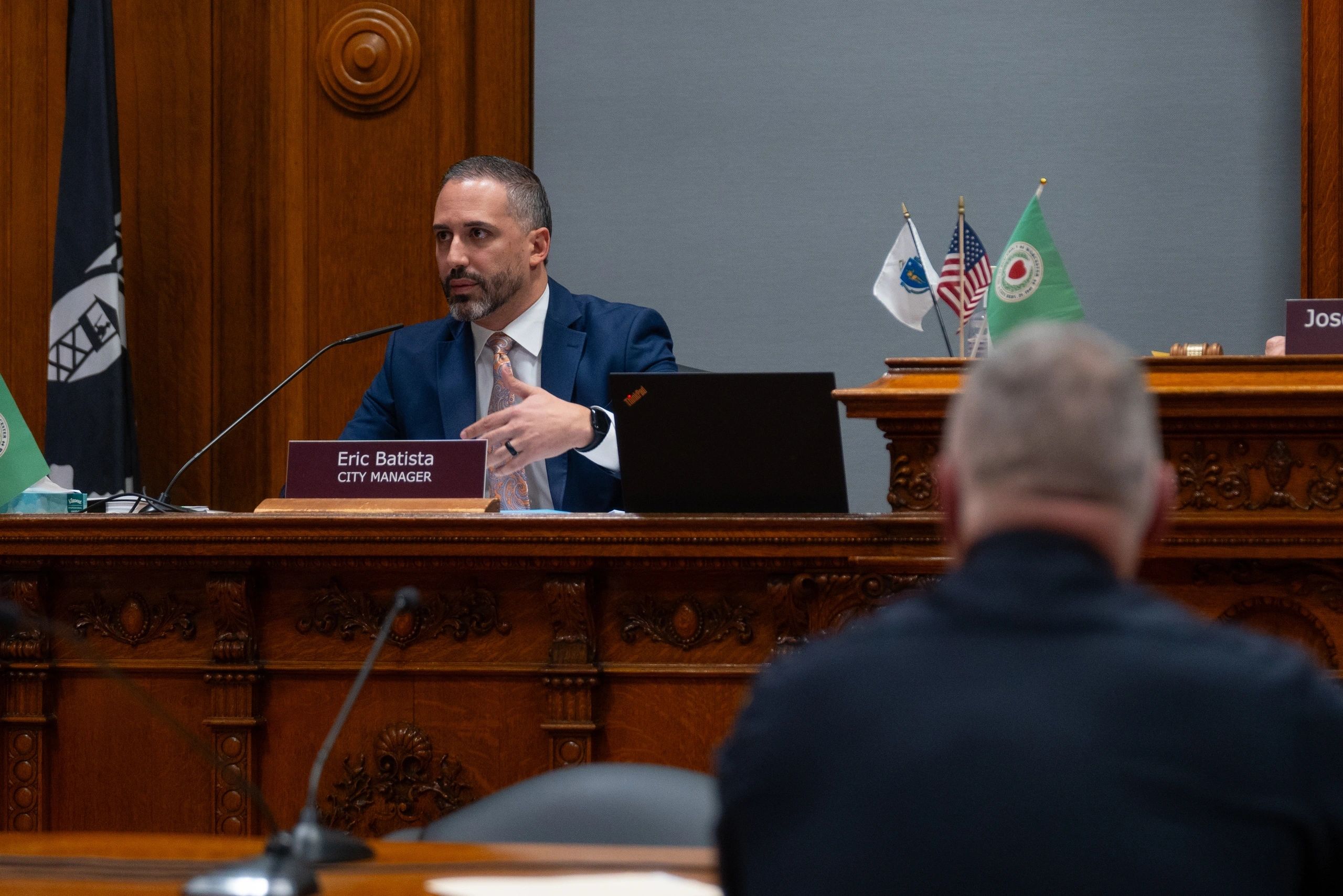 City Manager Eric Batista (photo by Bromly Domingo/the Worcester Guardian)