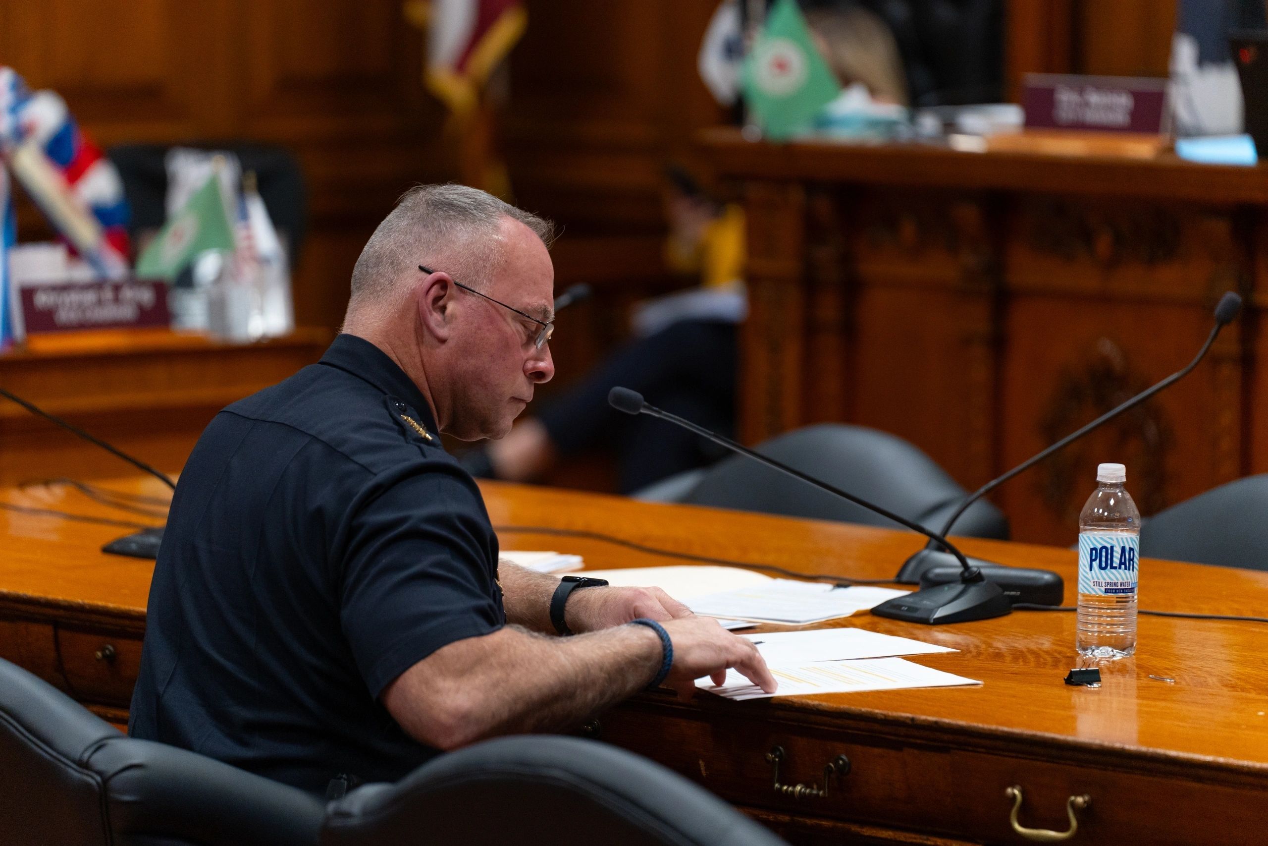 Worcester Police Chief Paul Saucier said the department’s formal response to the report had two objectives: to address the issues highlighted and to correct what he called “mischaracterizations and mistakes" (photo credit: Bromly Domingo/the Worcester Guardian)