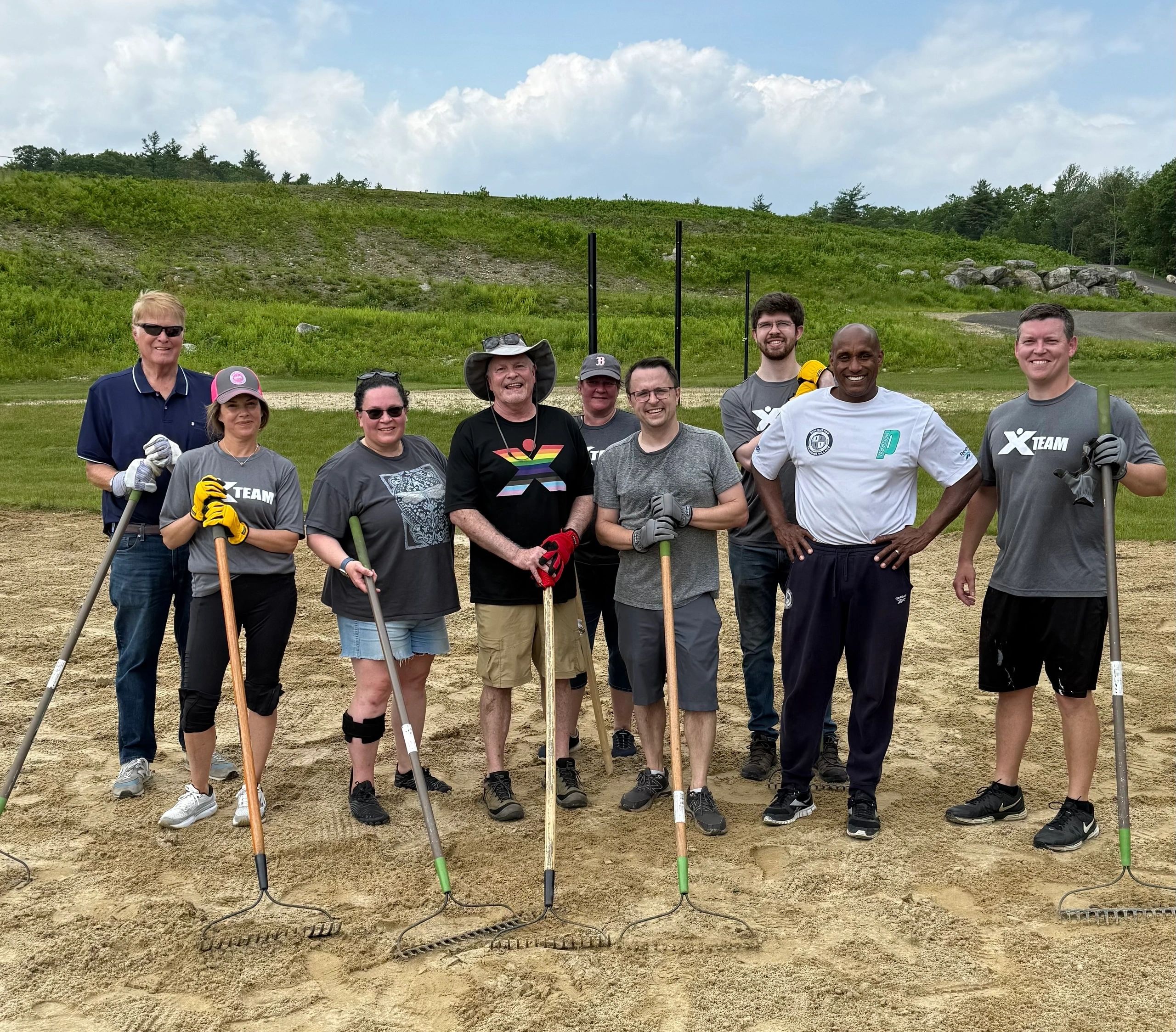 Employees helped out at the Boys and Girls Club of Worcester (photo courtesy)