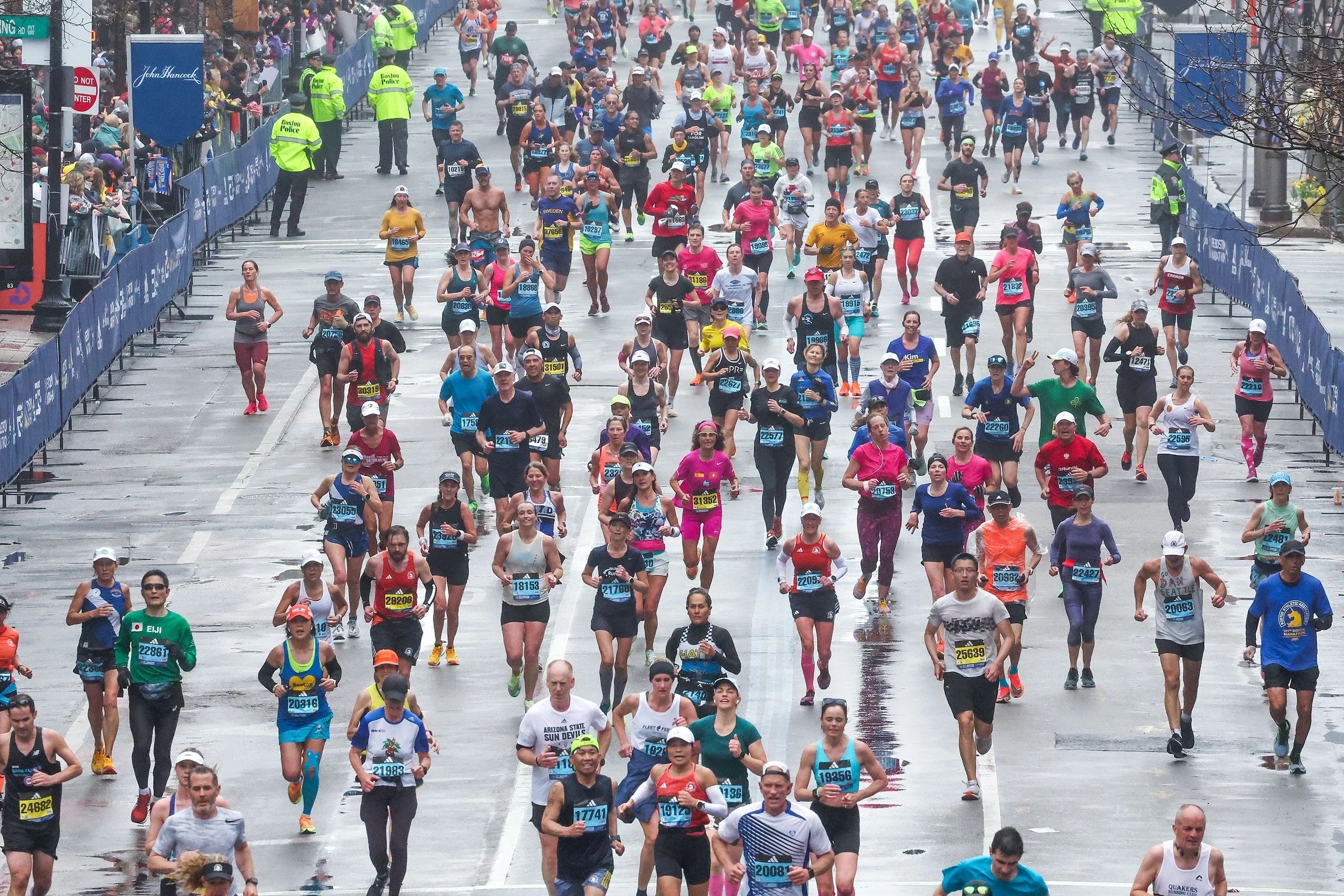 Photo of 2023 Boston Marathon via Boston Athletic Association
