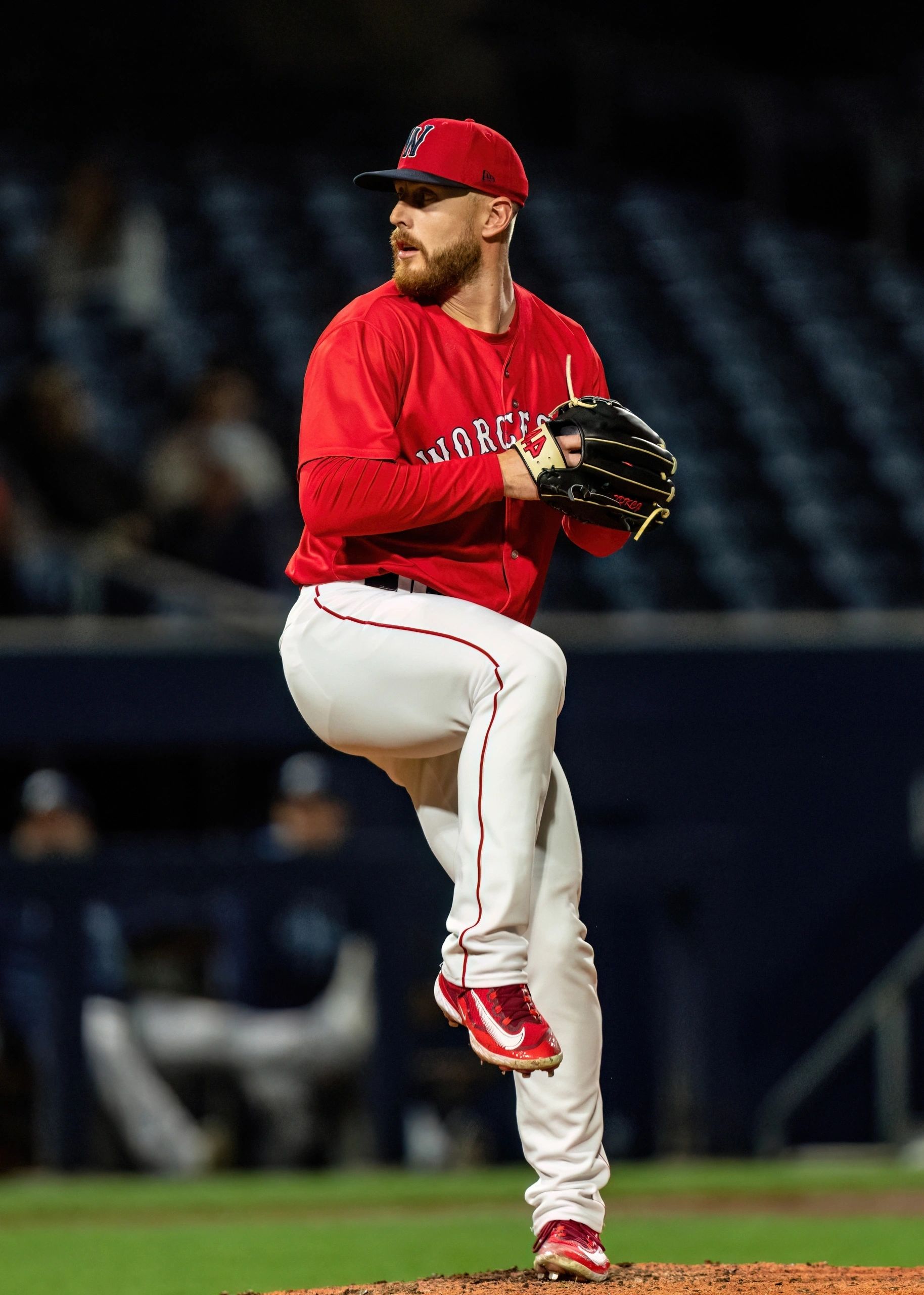 In 2021, Cam Booser got back into baseball when he joined the Chicago Dogs (photo courtesy WooSox)