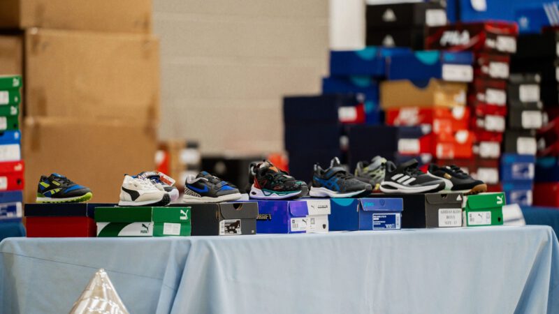 Hanover, Shoes That Fit donate 1,000 pairs to Worcester students