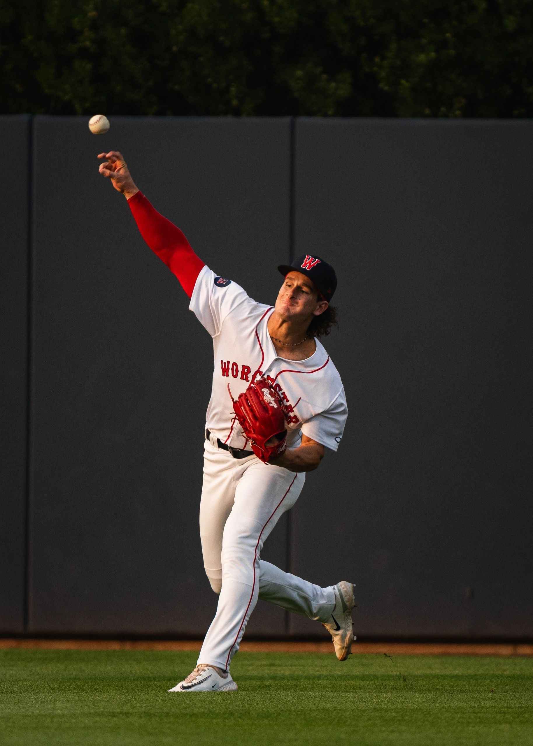Roman Anthony was Worcester’s starting center fielder and leadoff batter (photo courtesy)