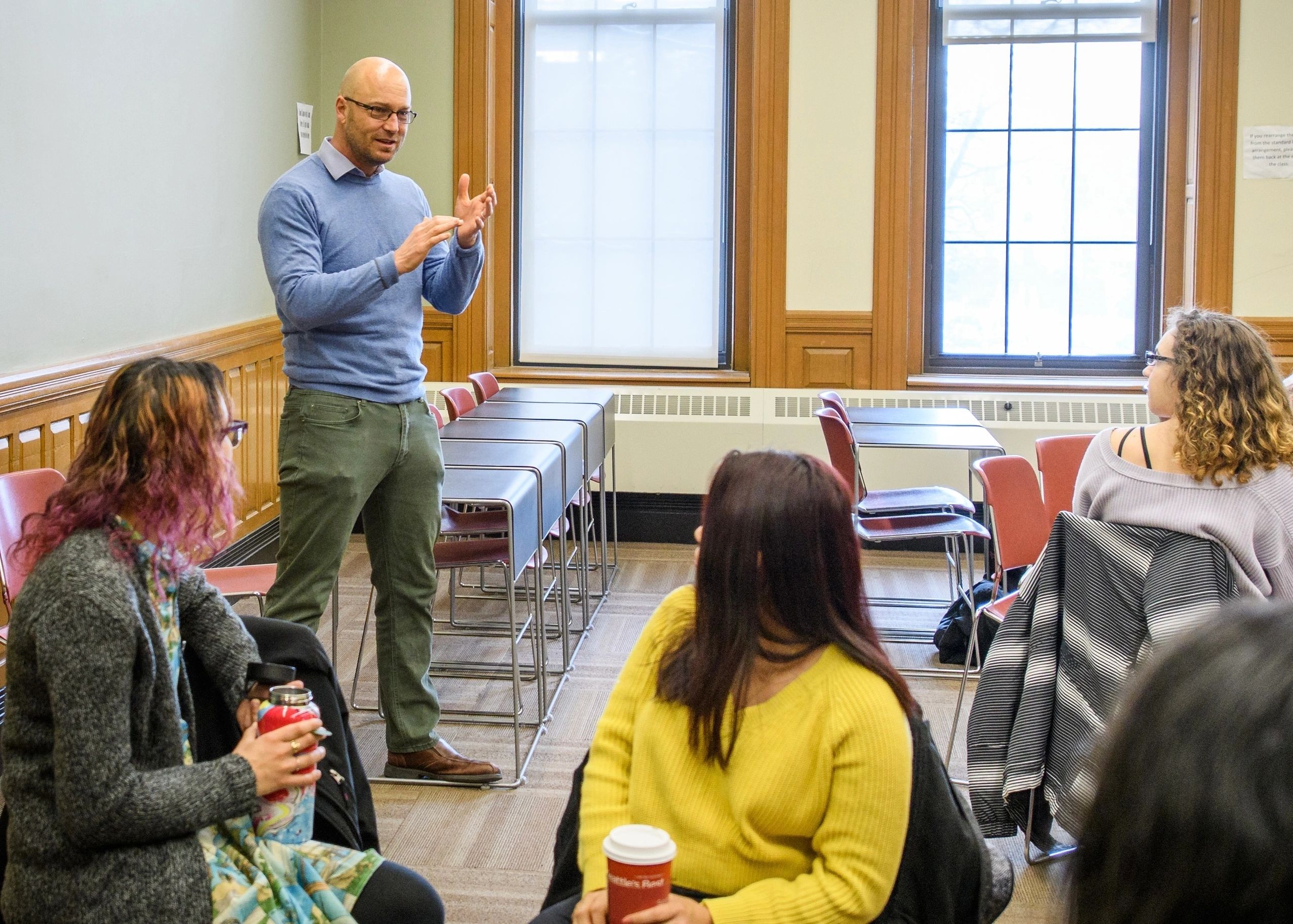 Professor Eric DeMeulenaere serves as the director of the new program in transformative education (photo submitted)