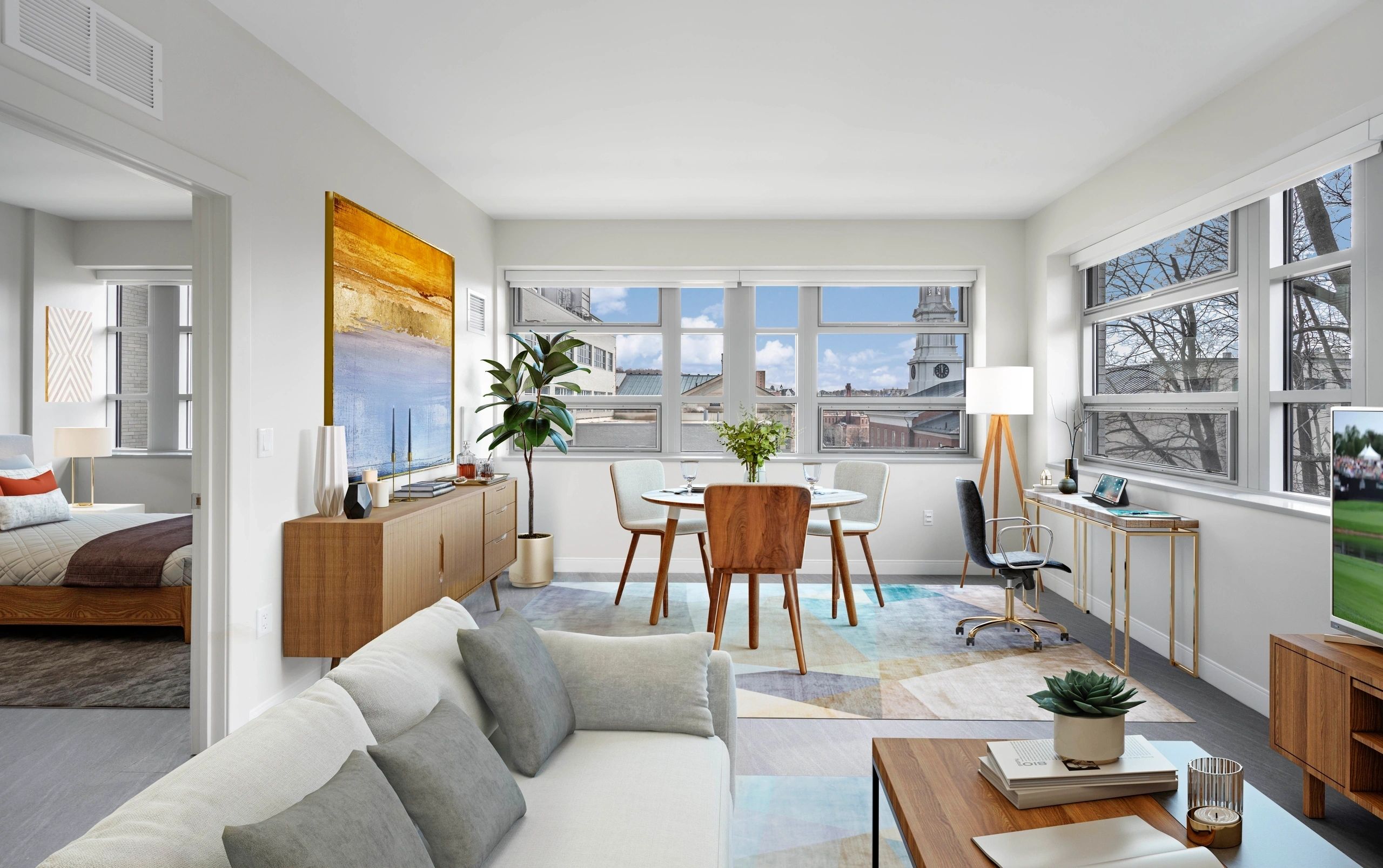 The Courthouse Lofts blends 19th-century grandeur with mid-century modernism (photo submitted)