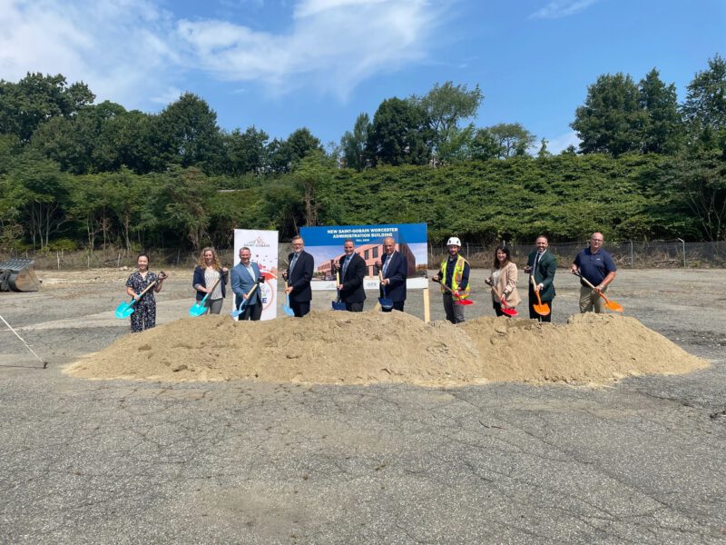 Saint-Gobain breaks ground on new admin building in Worcester