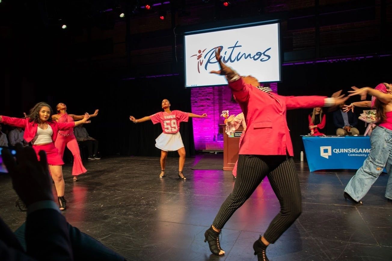 The Ritmos Dance Company performed at the ceremony (photo submitted)