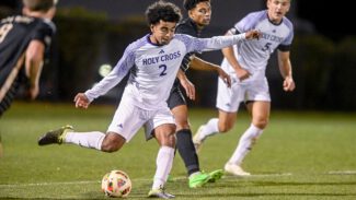 Marcus Williams (L) and Jonathan Klein (R) earned honors in the All-Patriot League