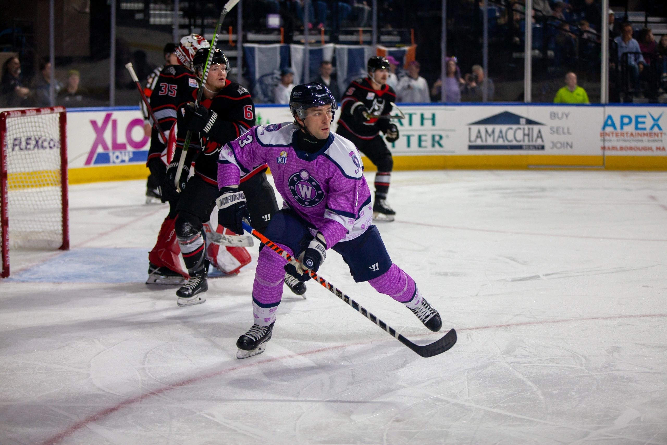 In four seasons at Notre Dame Pivonka scored nine goals in 129 games (photo by Ben Schenck)