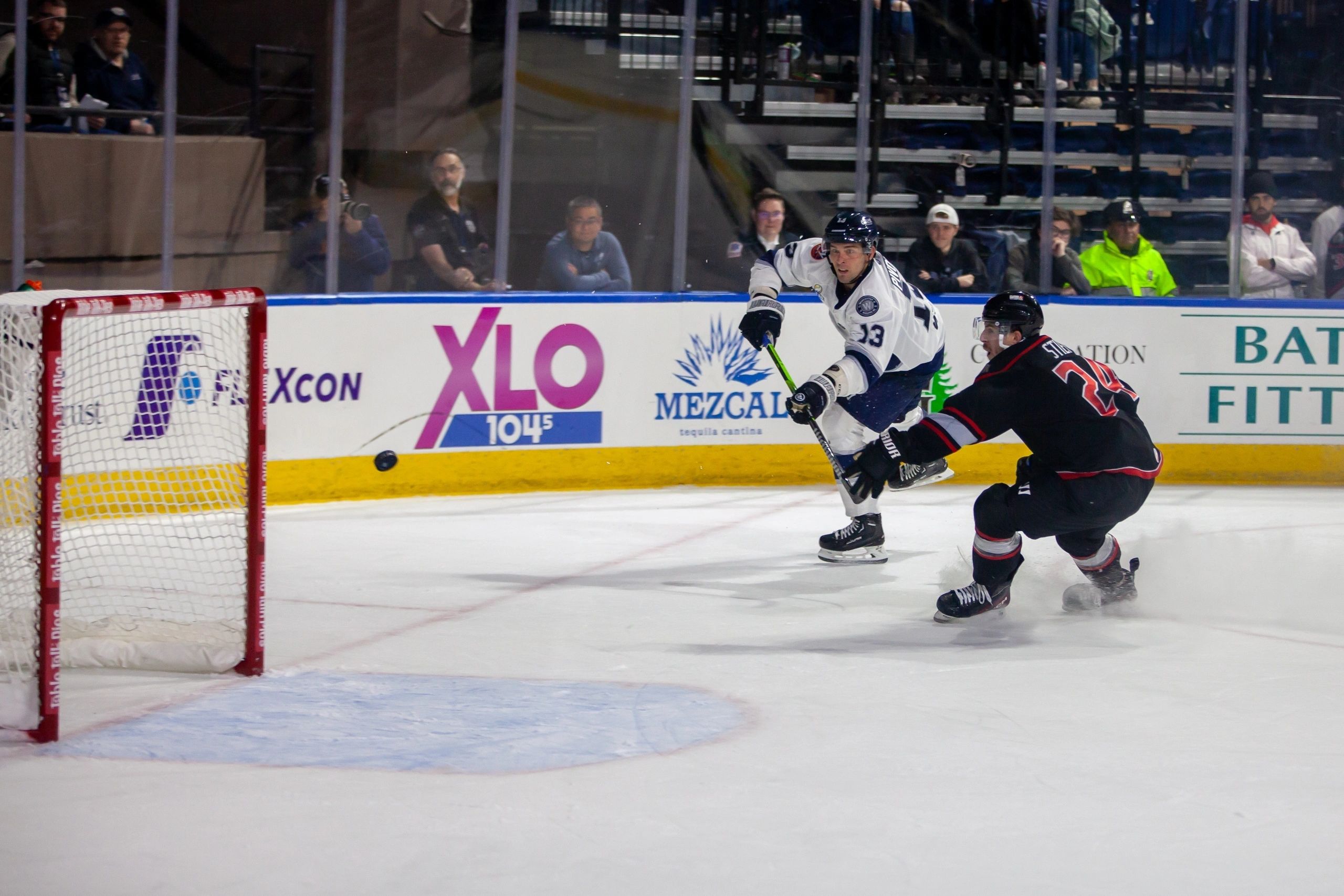 Jake Pivonka, number 13, is the only Railers player from Kansas (photo by Ben Schenk)