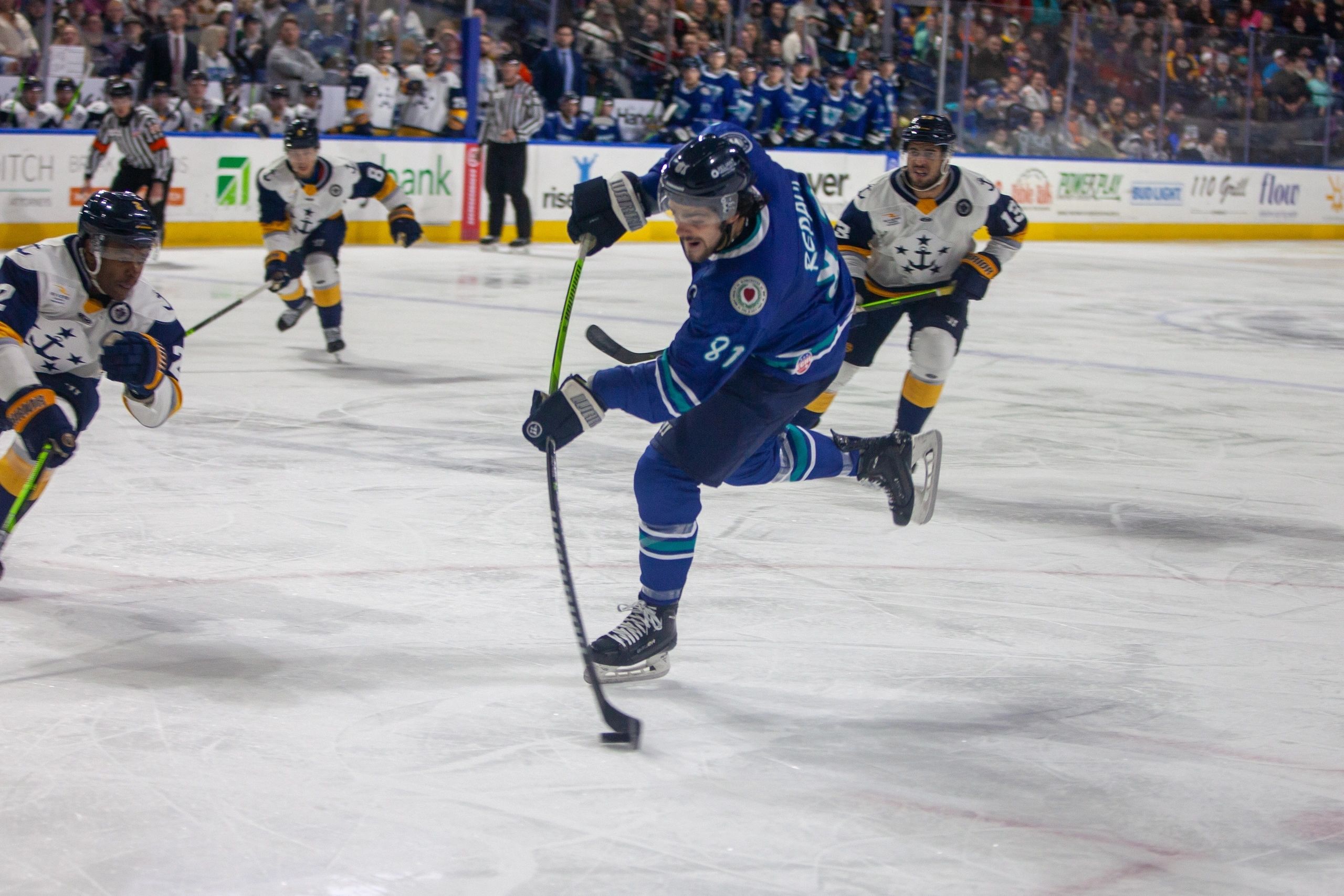 Anthony Repaci scores his record breaking goal (photo by Ben Schenck)