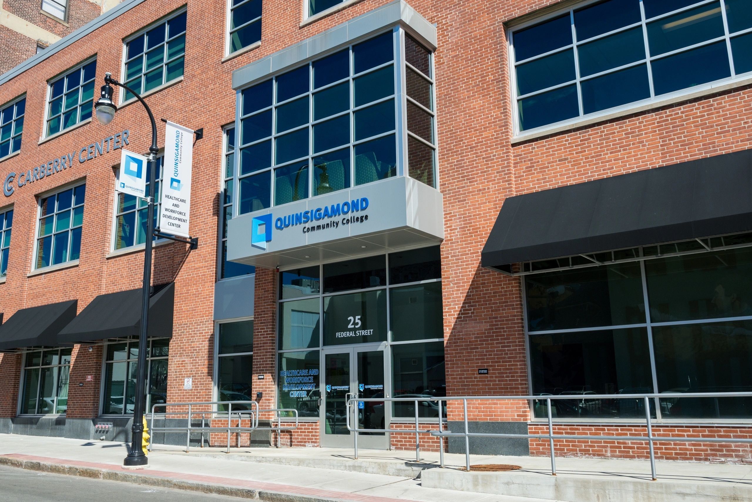 QCC's Healthcare and Workforce Development Center at 25 Federal St. in Worcester (photo courtesy QCC)