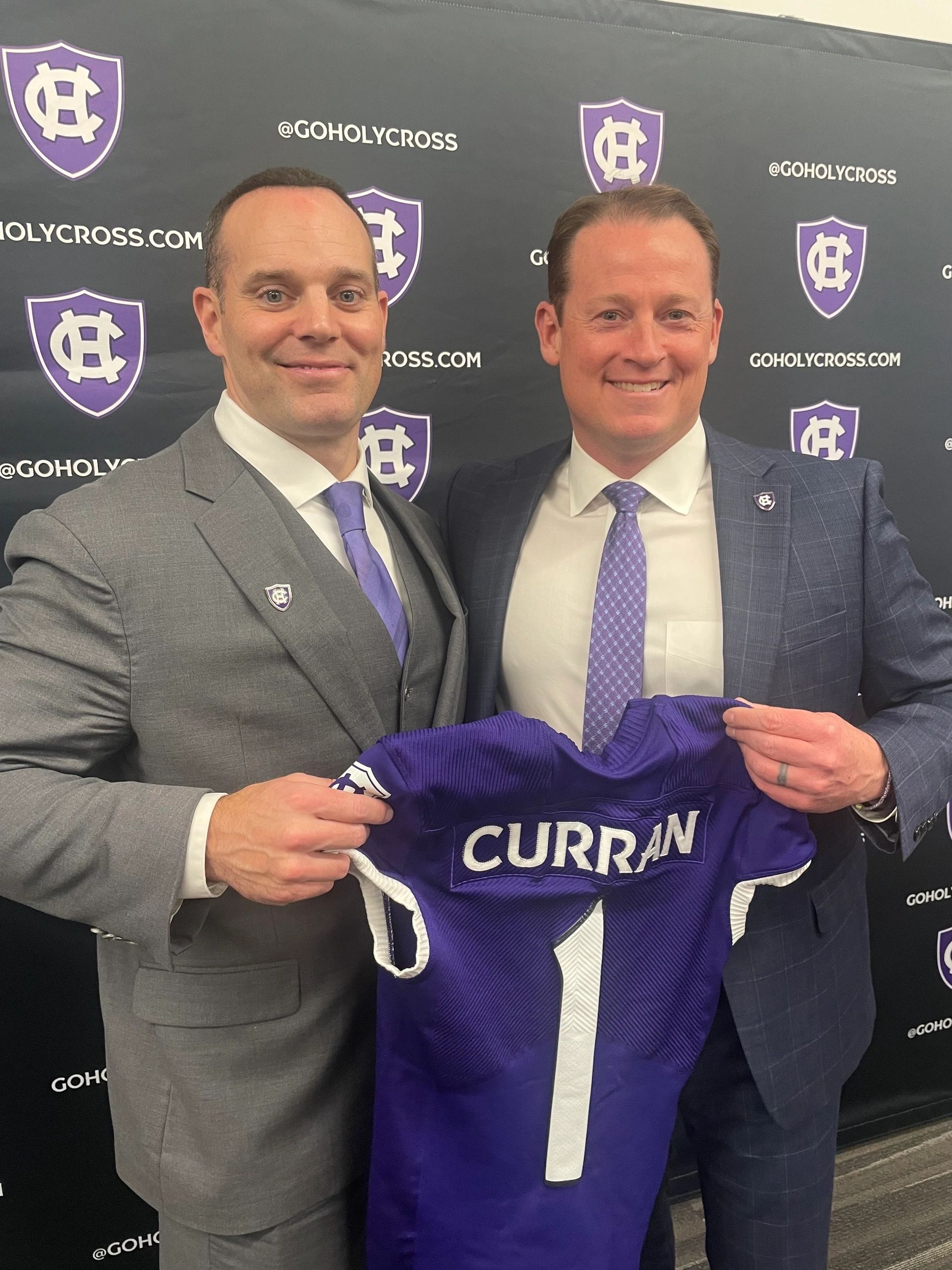 Curran and Hughes (photo by Bill Doyle)